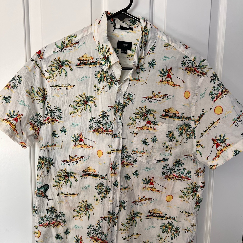 COPY - J.Crew Hawaiian short sleeve shirt